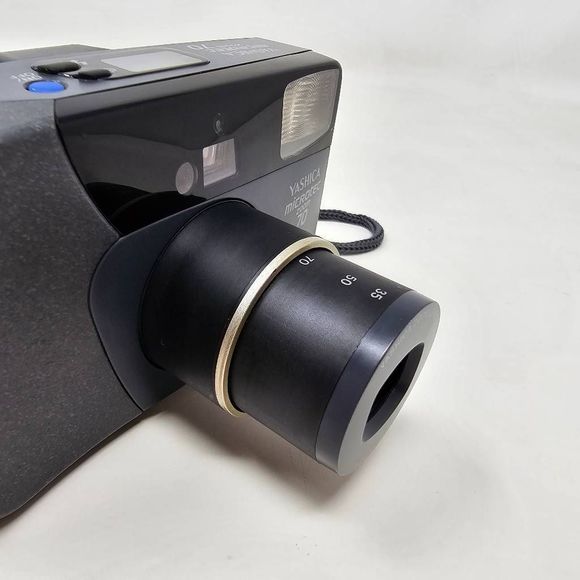 YASHICA KYOCERA MICROTEC ZOOM70 POINT AND SHOOT COMPACT 35MM CAMERA NEW BATTERY - Picture 9 of 9